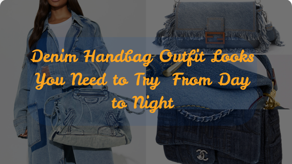 Denim Handbag Outfit Looks You Need to Try - From Day to Night: 5 Easy Ways to Style Your Denim Bag
