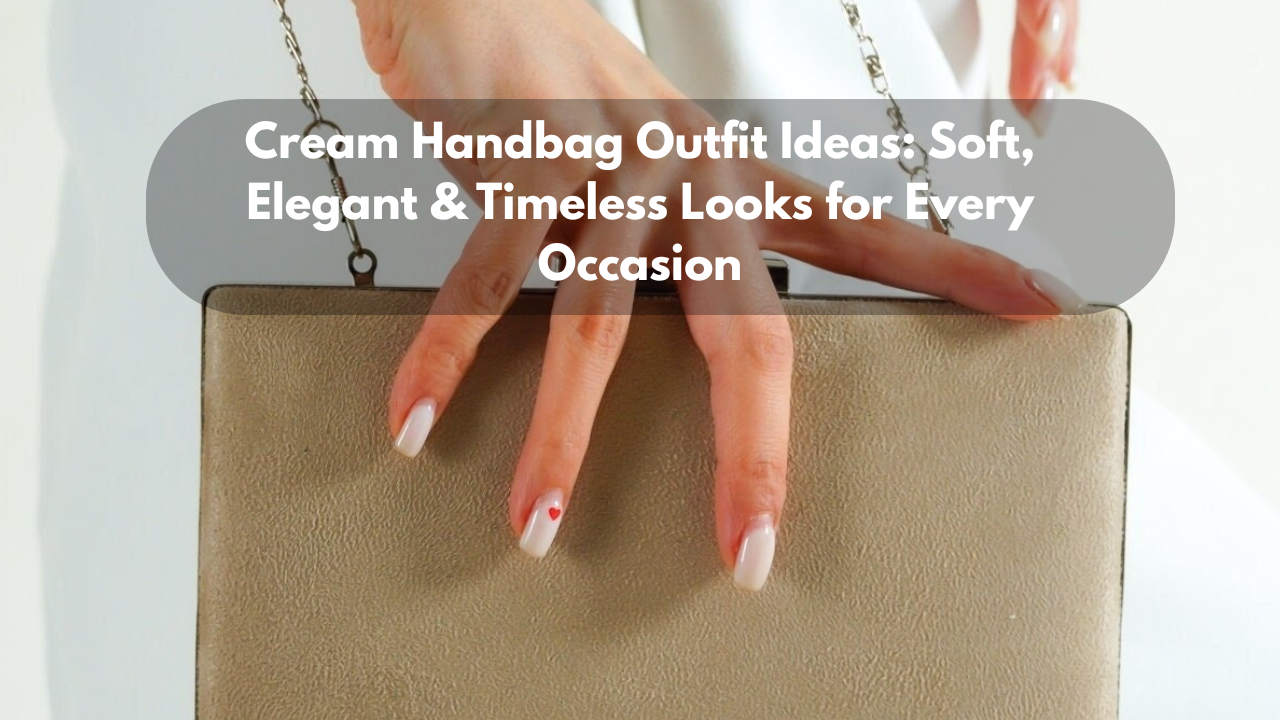 Cream Handbag Outfit Ideas Soft, Elegant & Timeless Looks for Every Occasion feature Image